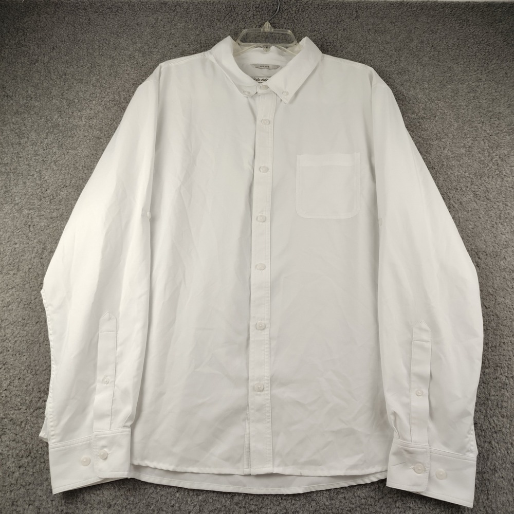 Coolibar Shirt Mens XL Sun Protection White UPF 50+ Long Sleeve Button Down